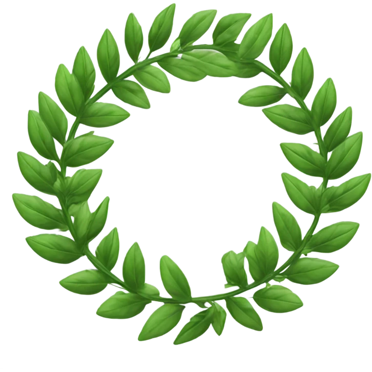 laurel wreath emoji
