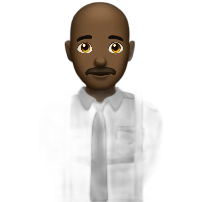 Noir en prison emoji