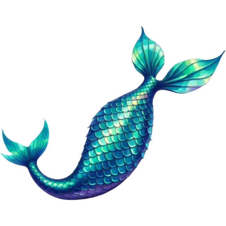 Mermaid tail emoji