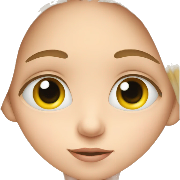  child doing eye exercises emoji