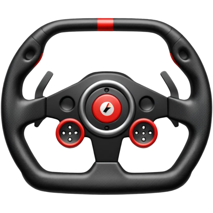 Volant de formule 1 rectangulaire  emoji