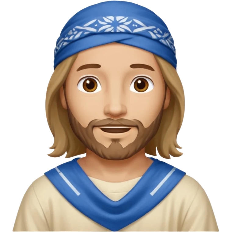 Jesus Christ as a Crip emoji