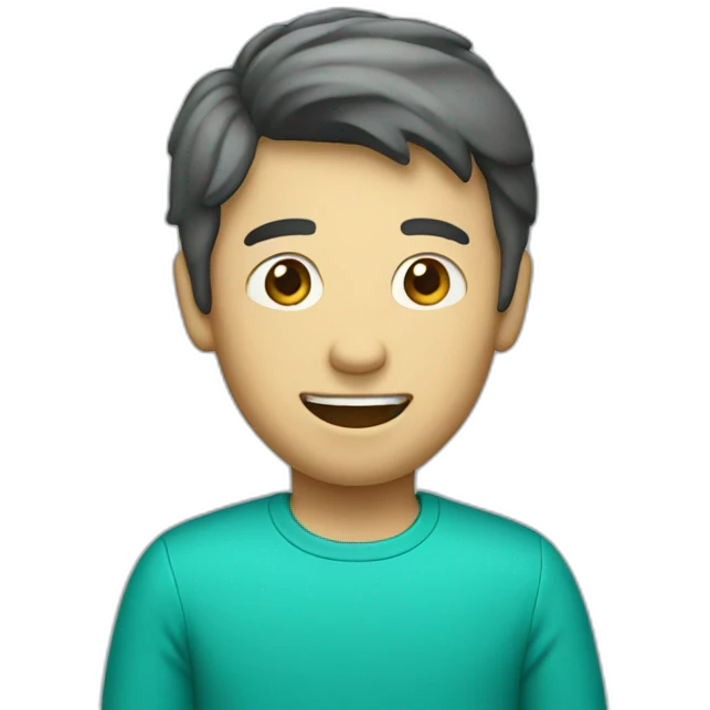 tv emoji using teal color emoji