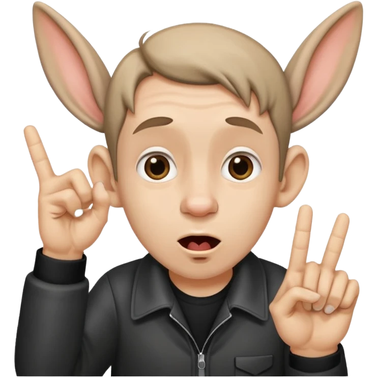 👂👂🤤🤟  emoji
