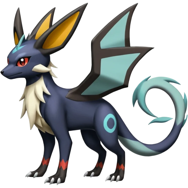  Nargacuga-Umbreon-Noivern-Silvally-Pokémon-Fakémon-fusion (full body) emoji