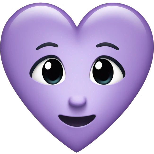 Light Purple Heart  emoji