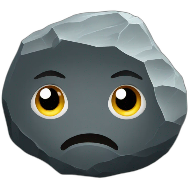 Rock emoji