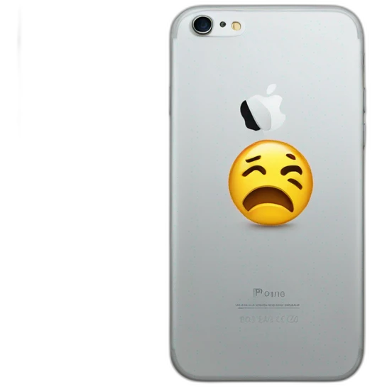 Broken iphone emoji