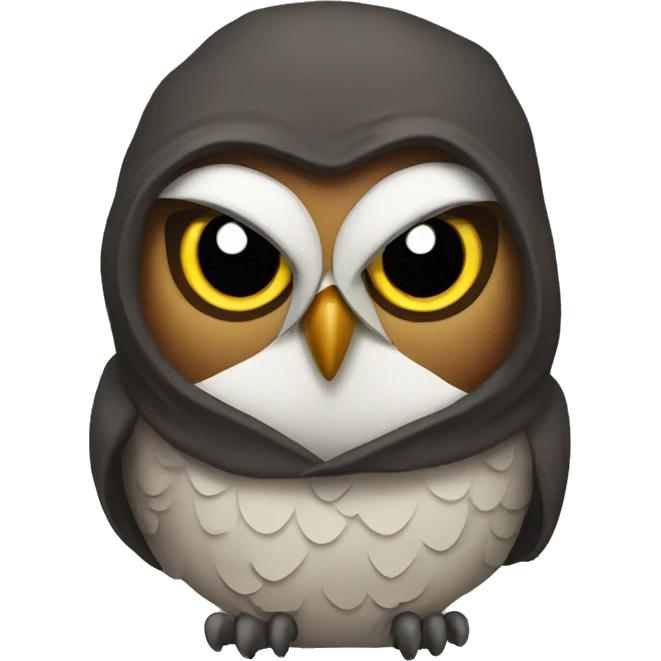 a hood owl emoji