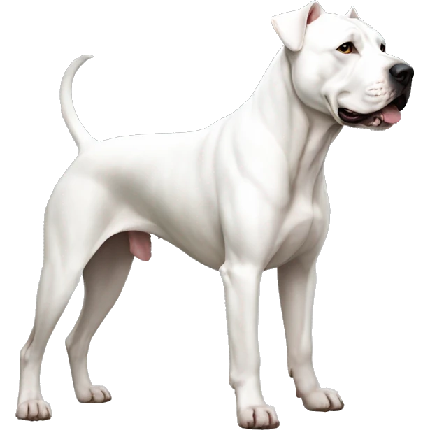 Dogo Argentino Dog Breed Full Body emoji