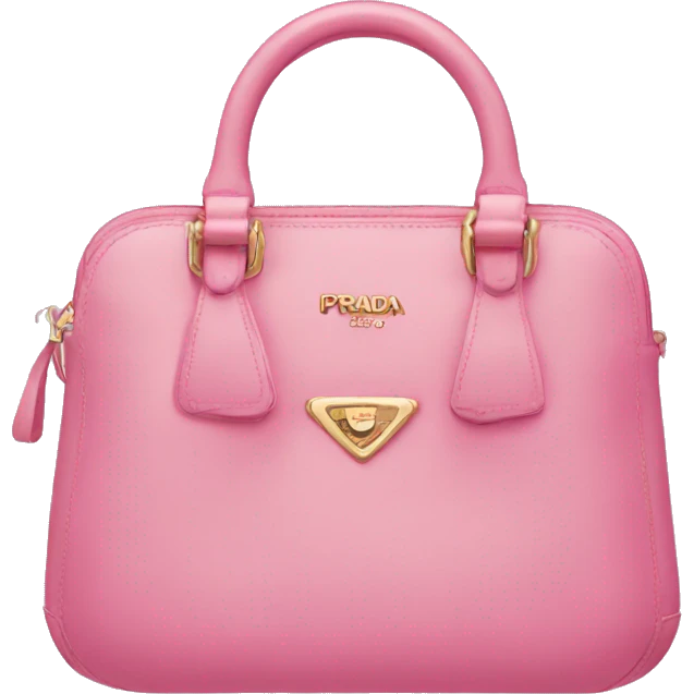 pink purse prada emoji