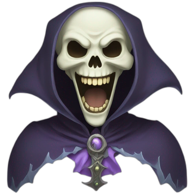maniacally laughing lich emoji