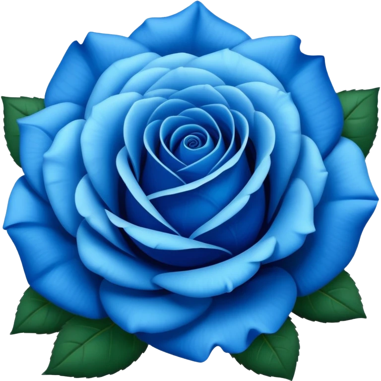 blue roses emoji