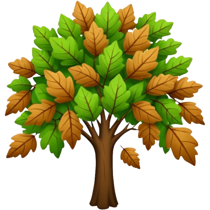 Folhas de árvore soltas caindo/voando sc(sem a árvore) emoji