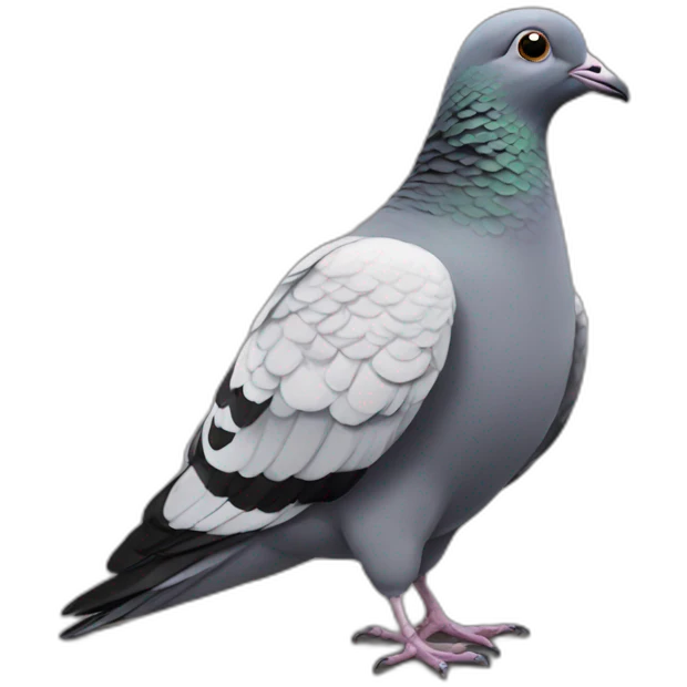 Fragile pigeon emoji