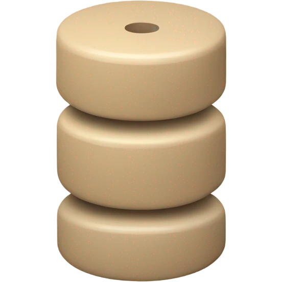 Beige weights emoji