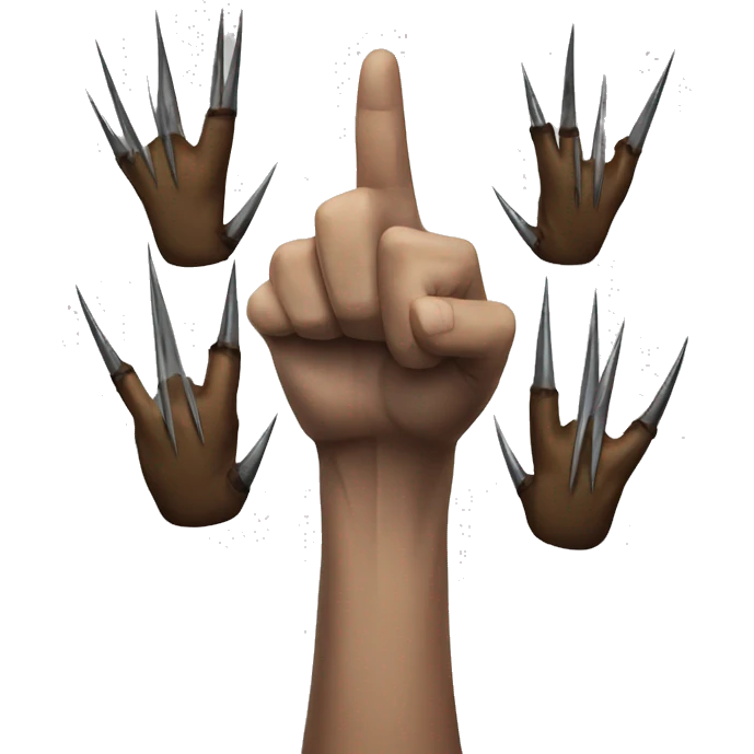 wolverine claws emoji