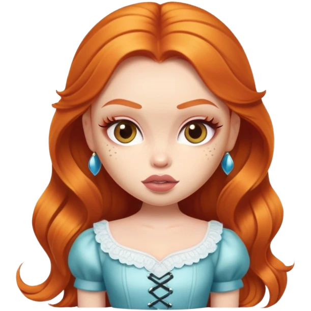 pretty bratz baddie ginger emoji