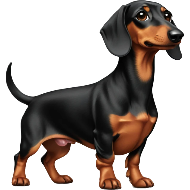 dog breed dachshund emoji