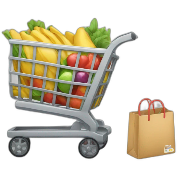 carrito de compras emoji