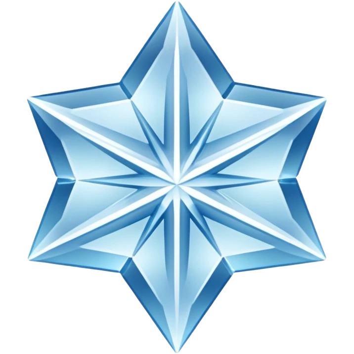 Ice crystal  emoji