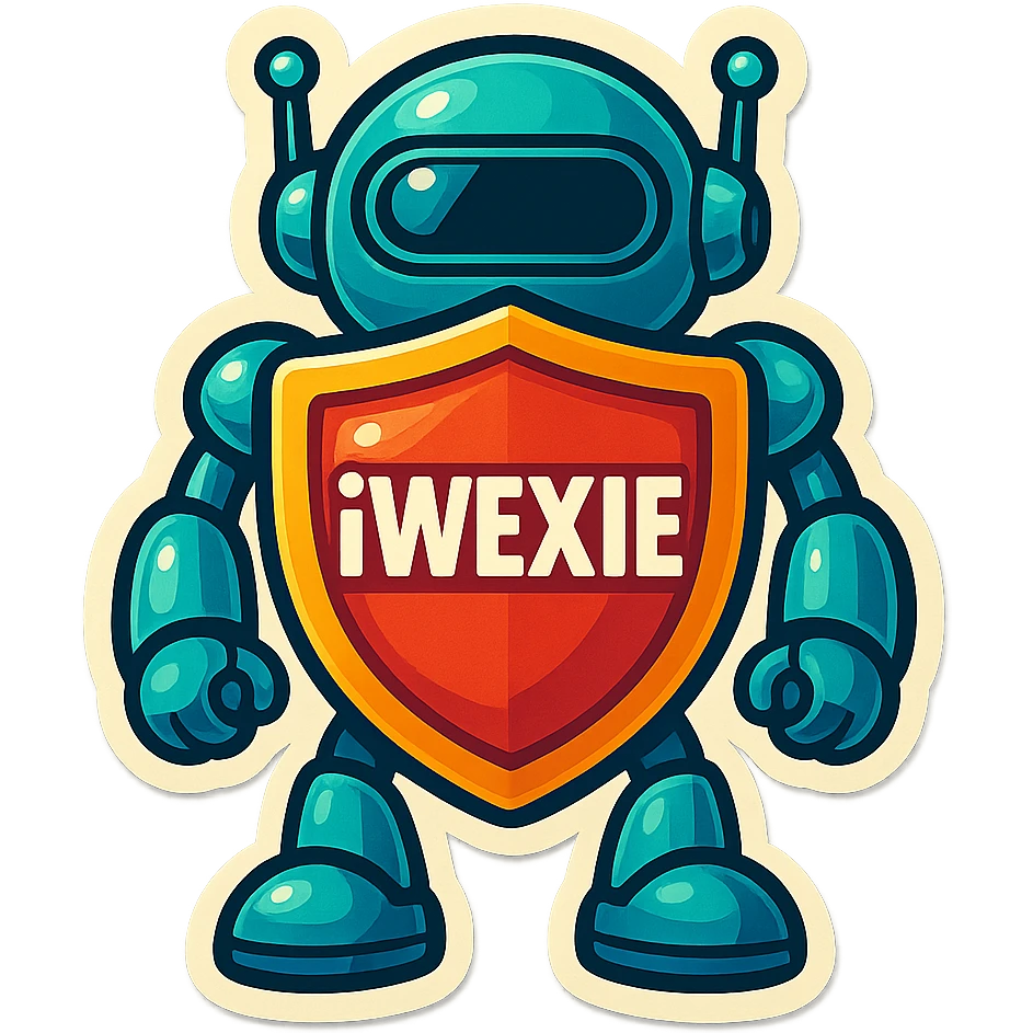 Lets do something else now. can you show me a iWexie shield robot emoji