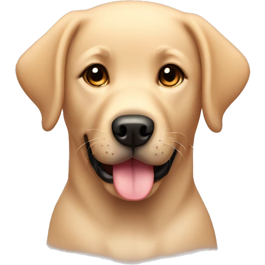 Labrador cute dog emoji
