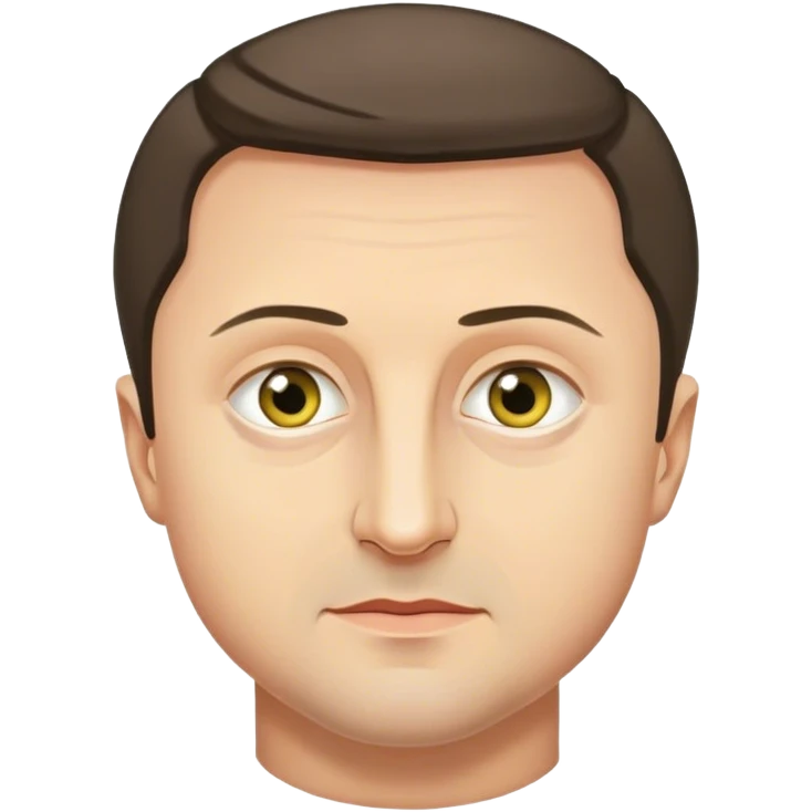 Photorealistic Vladimir Zelensky emoji