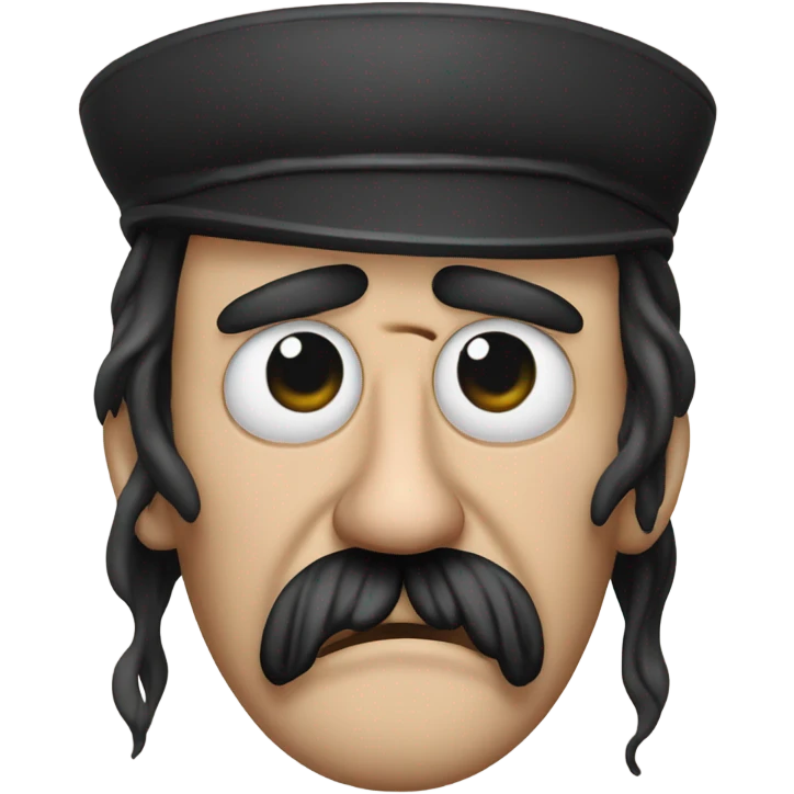 lemmy Melting and crying face emoji