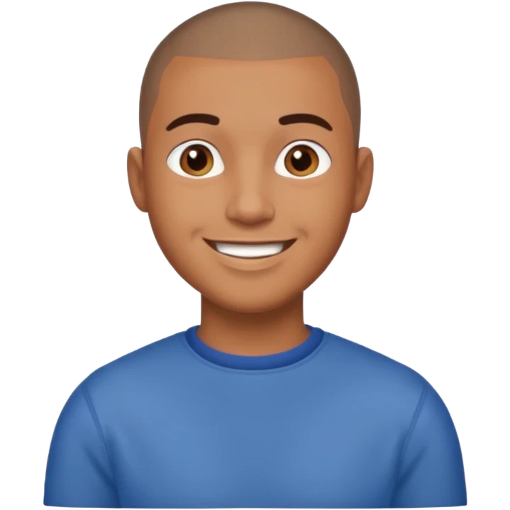 brown skin latino male with buzz cut  emoji