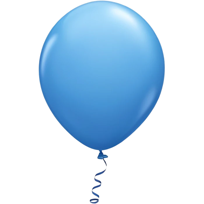 Blue balloon emoji