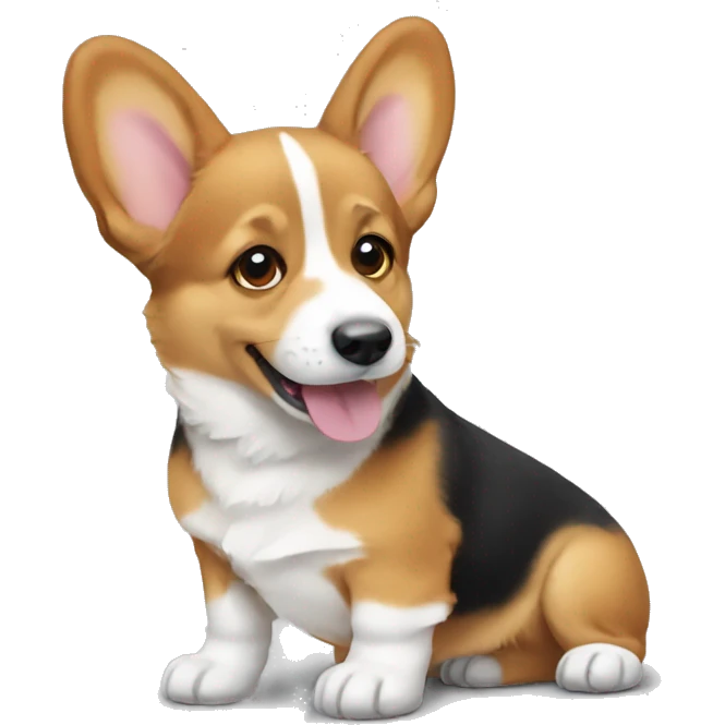 Corgi puppy emoji
