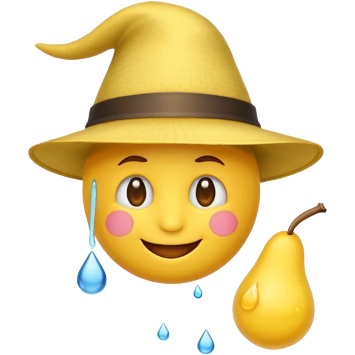 Emoji souriant Avec goutte de sueur anniversaire emoji