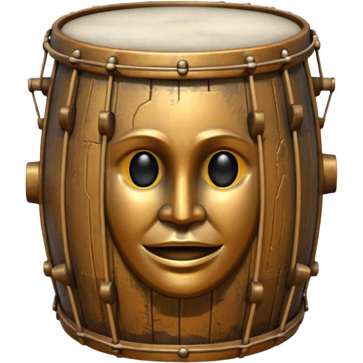 Drum statue emoji