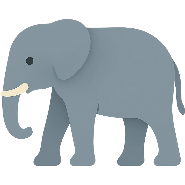 Elephant emoji