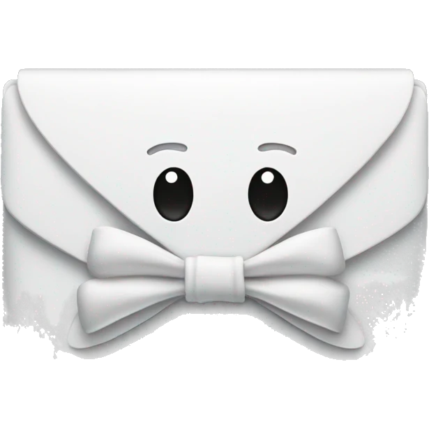 macbook with white bow  emoji