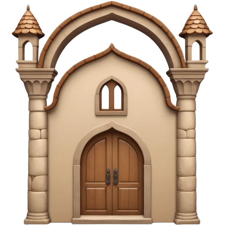 3D Apple-style emoji of a full traditional Turkish han building, showing the entire stone structure with arches, wooden doors, and windows. Rounded, glossy, smooth, soft shadows, white background.








 emoji