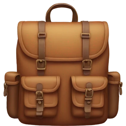 vintage backpack emoji