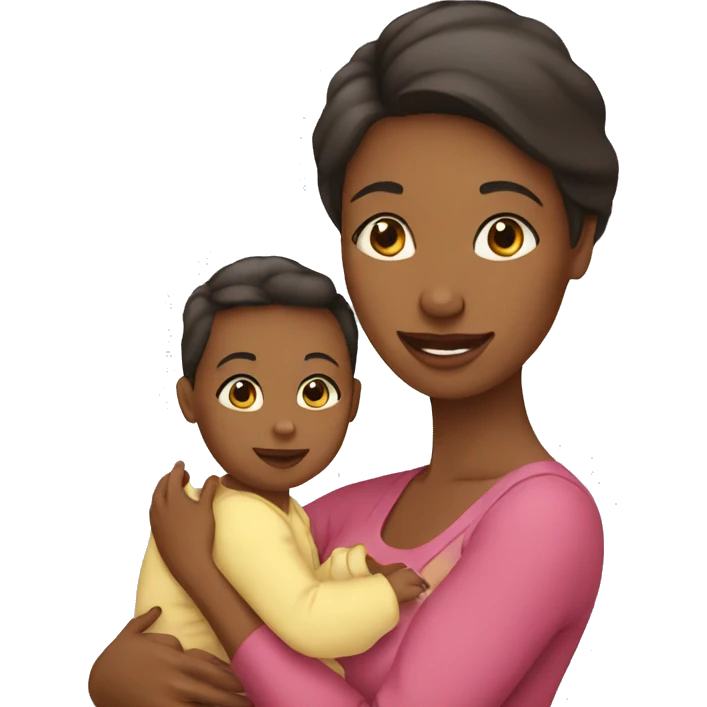 mother with baby emoji
