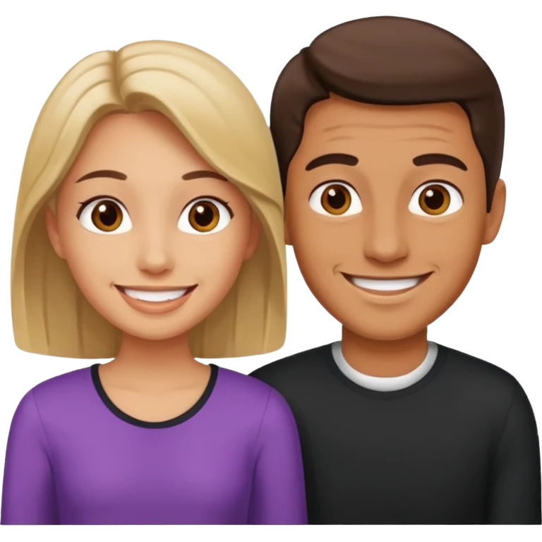 man in school with a girl emoji