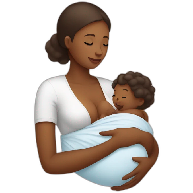 breast feeding emoji