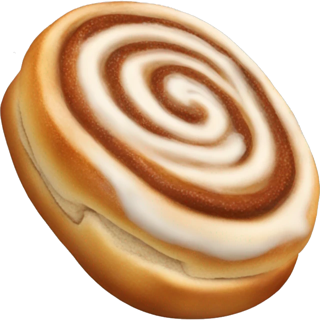 Realistic cinnamon roll ￼ emoji