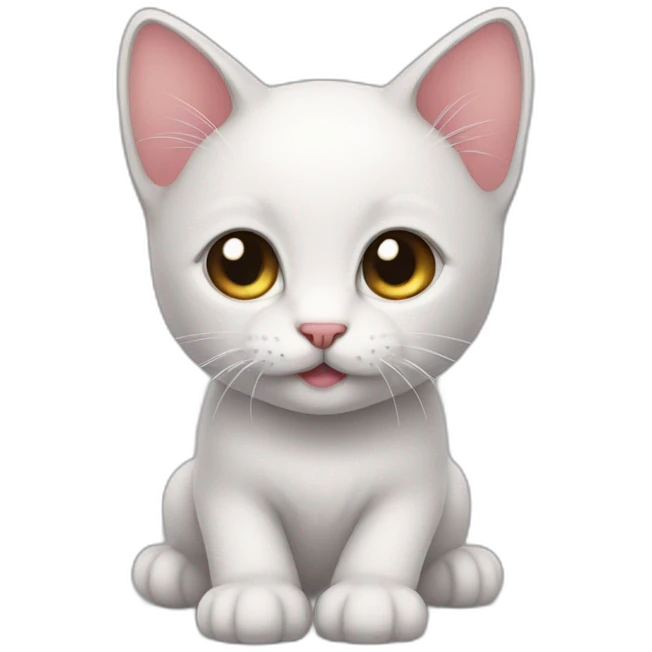 hello kitten emoji