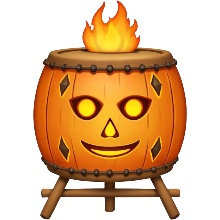 SHAMAN DRUM FIRE emoji