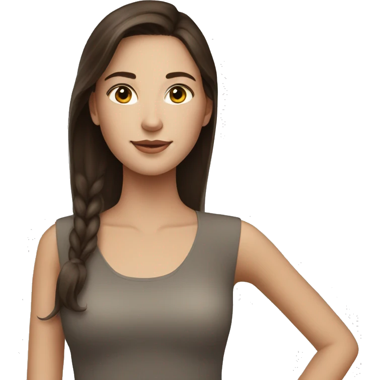 Brunette girl and Volvo  emoji
