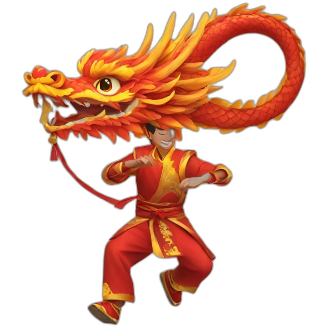 dragon dance emoji