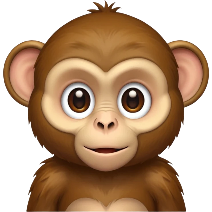 jaw dropping monkey emoji