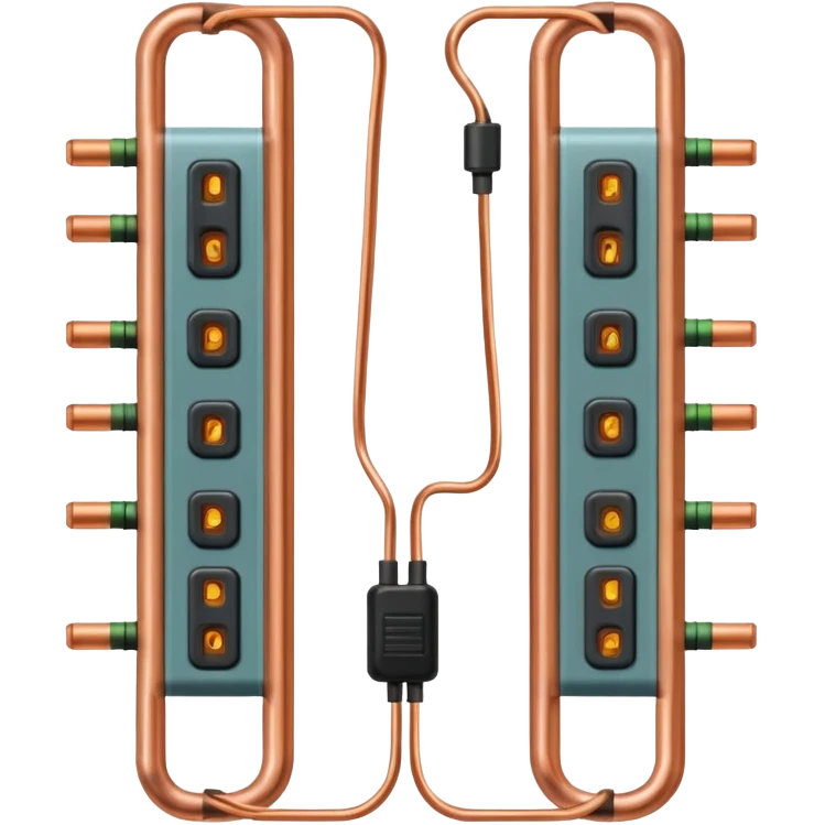 Vertical parallel circuits emoji