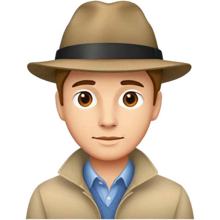 David with a hat emoji