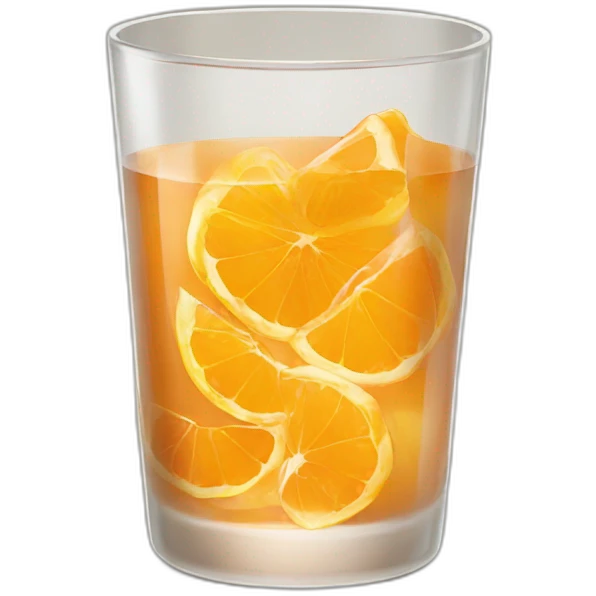 A glass of marmalade  emoji